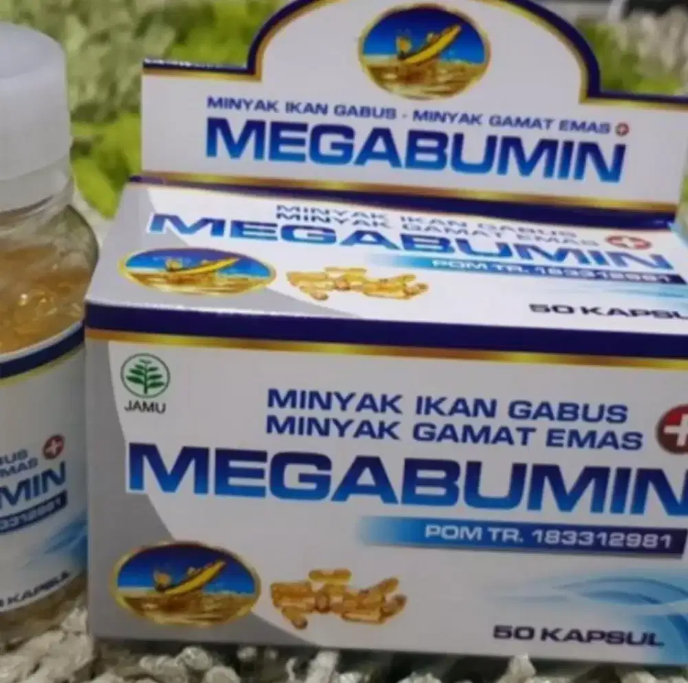 Megabumin isi 50 kapsul