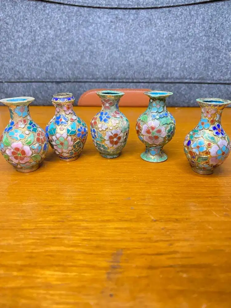 Pajangan miniatur vas chinese