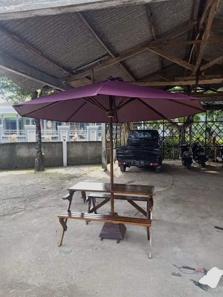 Bangku mejic plus payung taman