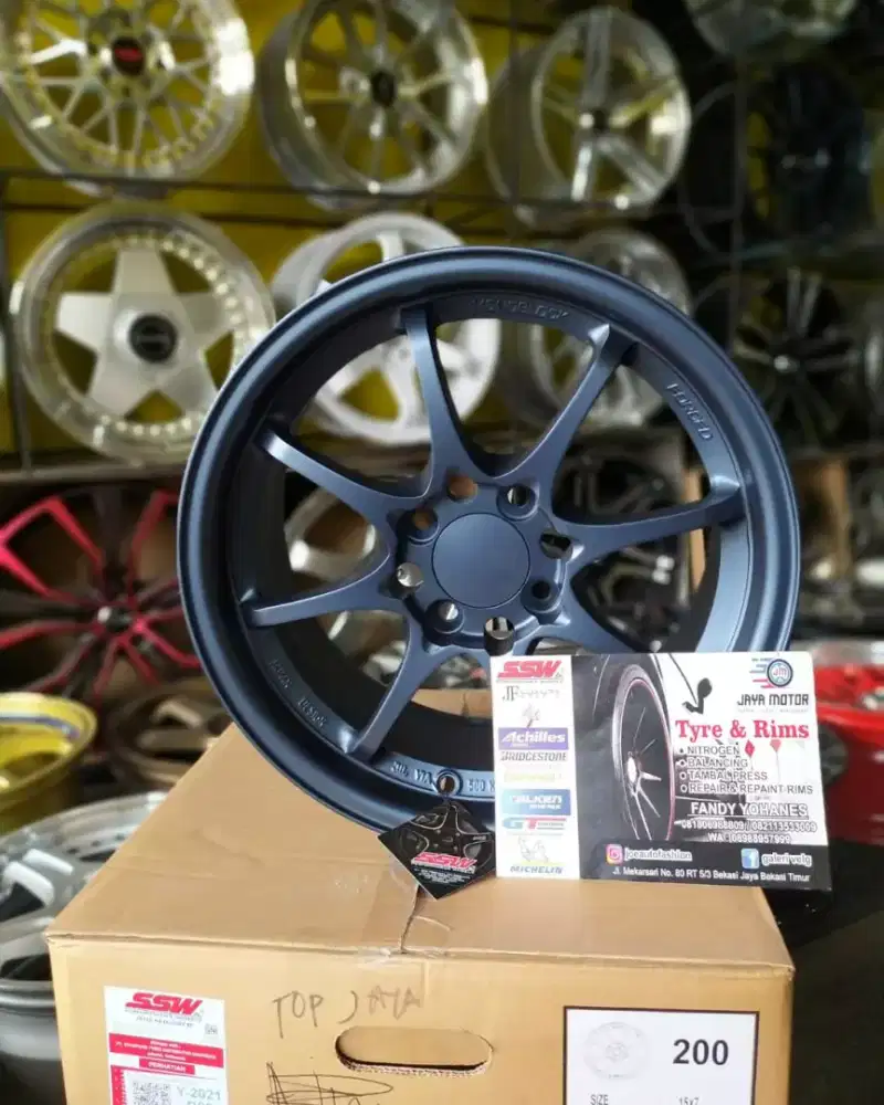 Velg CE28 r15 4x100 lbr7 et40 by SSW thailand