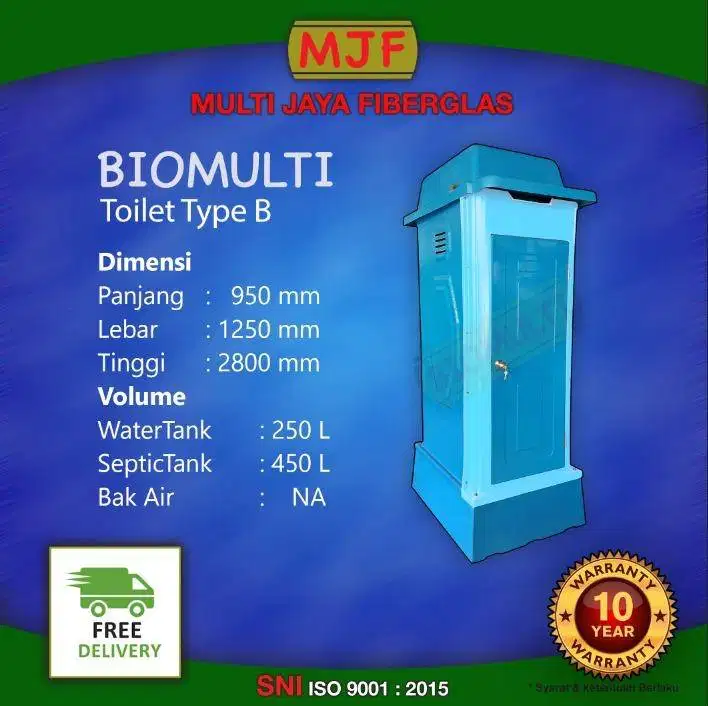 wc portable untuk bencana alam