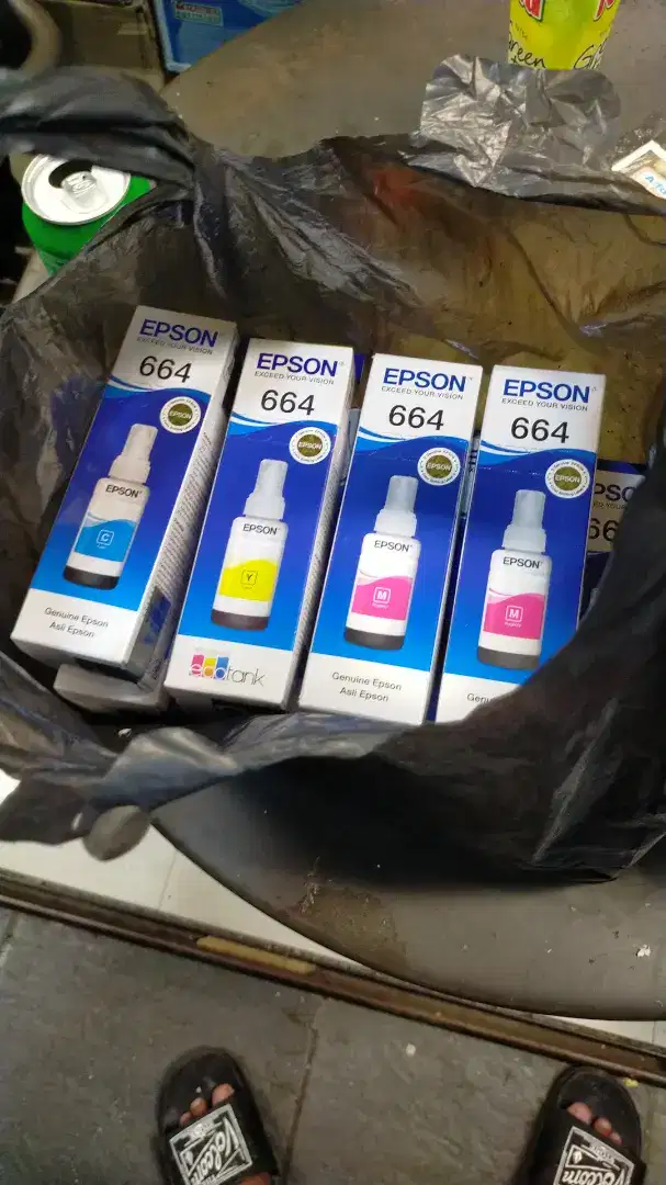 Dibeli tinta Epson 664 Original dengan harga tinggi