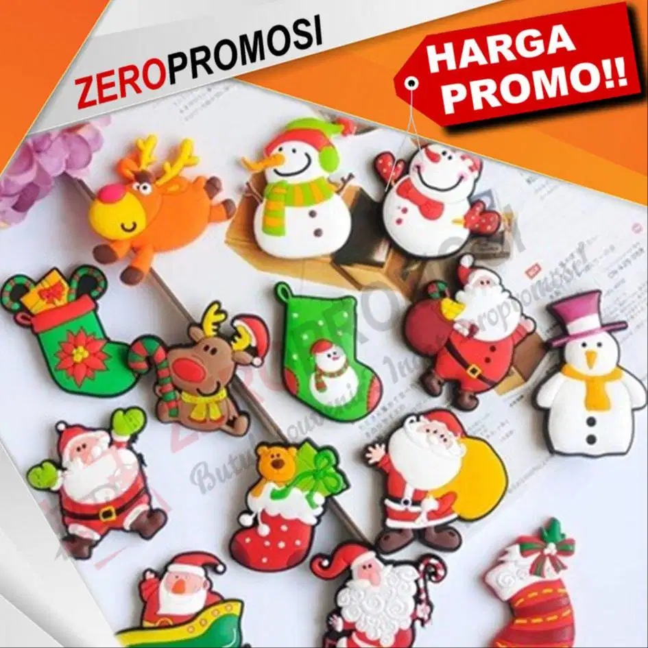 Souvenir Natal Magnet Kulkas Custom
