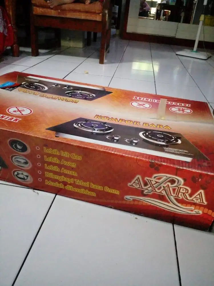 Kompor gas 2 tungku bara (Siapa Cepat)