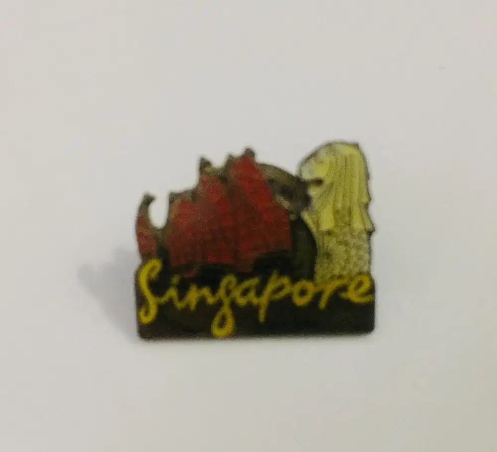 Bros Badge Lencana Singapore Singapura Antik