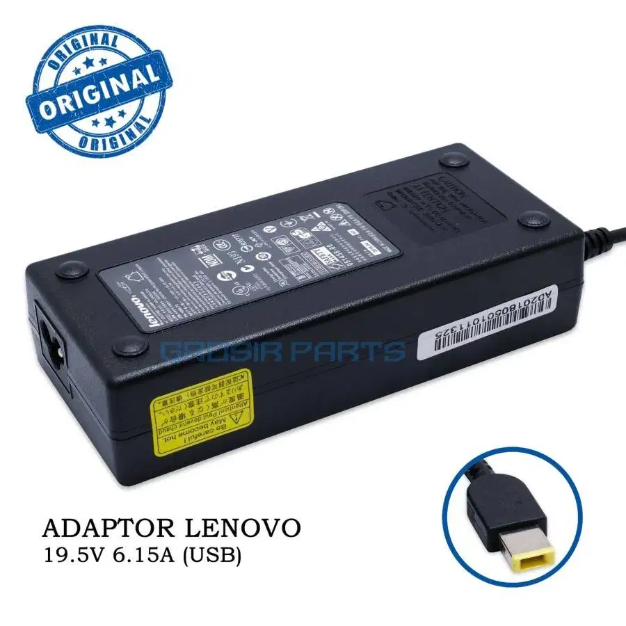 Charger Adaptor Lenovo PC C40-05 C40-30 T440P S50-30 19.5V 6.15A