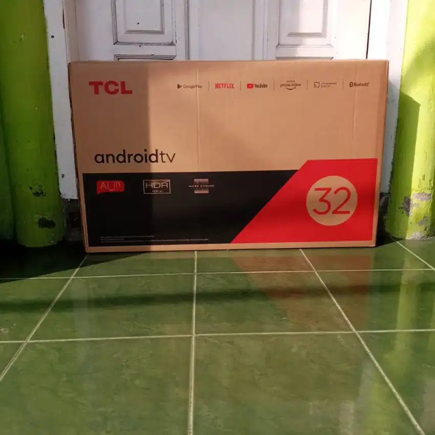 Tcl Android 11 tv 32 inch Baru Bersegel