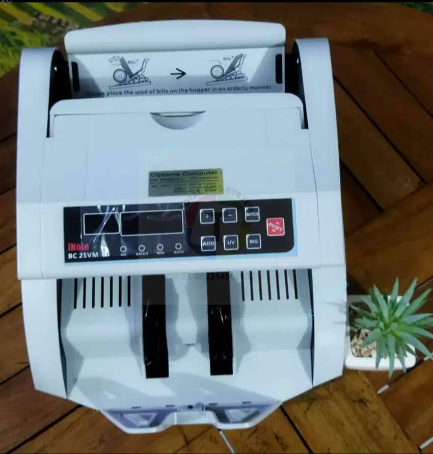 Mesin Hitung Uang Money Counter iNote BC25VM + Deteksi uang palsu