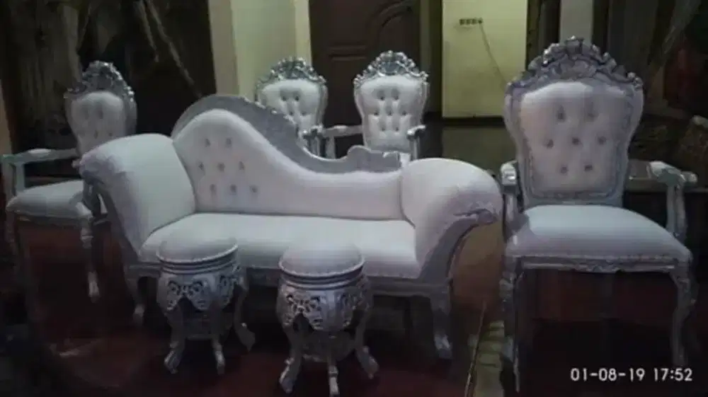 Kursi Pelaminan Kursi Manten Ukir Jepara Materil Kayu Pilihan