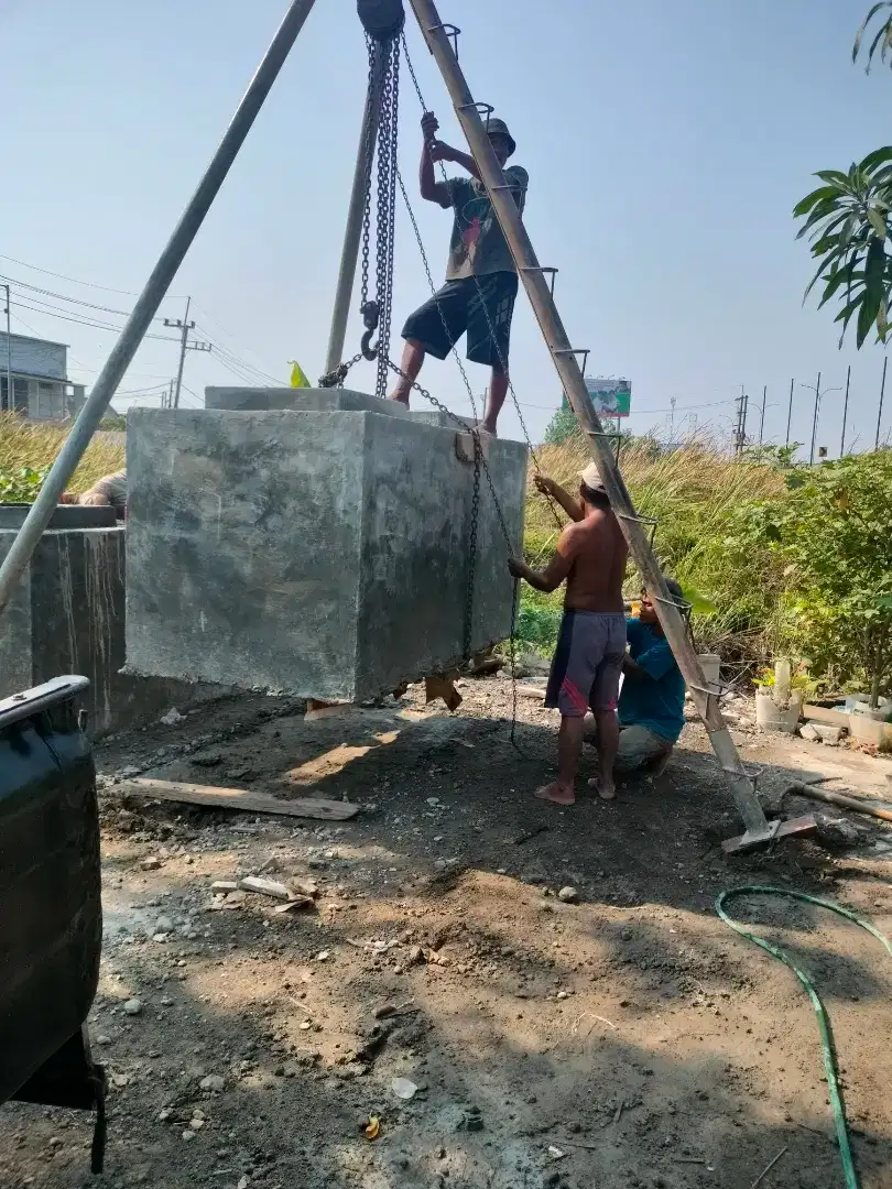 Tandon Bak beton cor tanam
