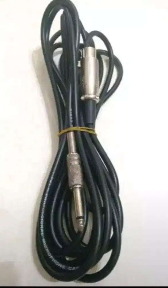 Kabel jeck mic , panjang 6 meter.
