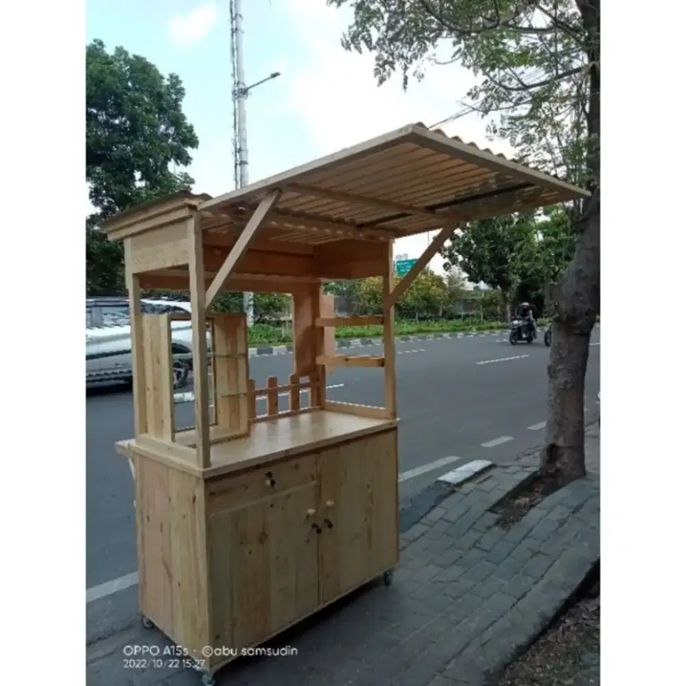 GEROBAK JUALAN | BOOTH  | JATI BELANDA MURAH