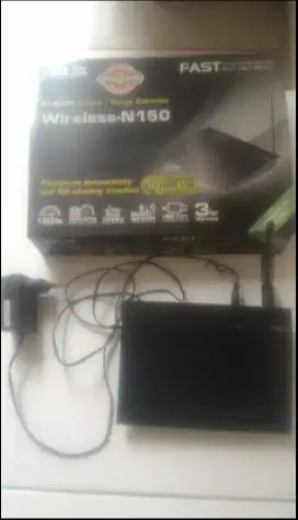 Router WIFI ASUS Wireless RT10U N150 Bekas fungsi Normal