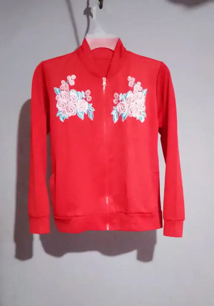 Jaket Anak Remaja Wanita Motif Flower