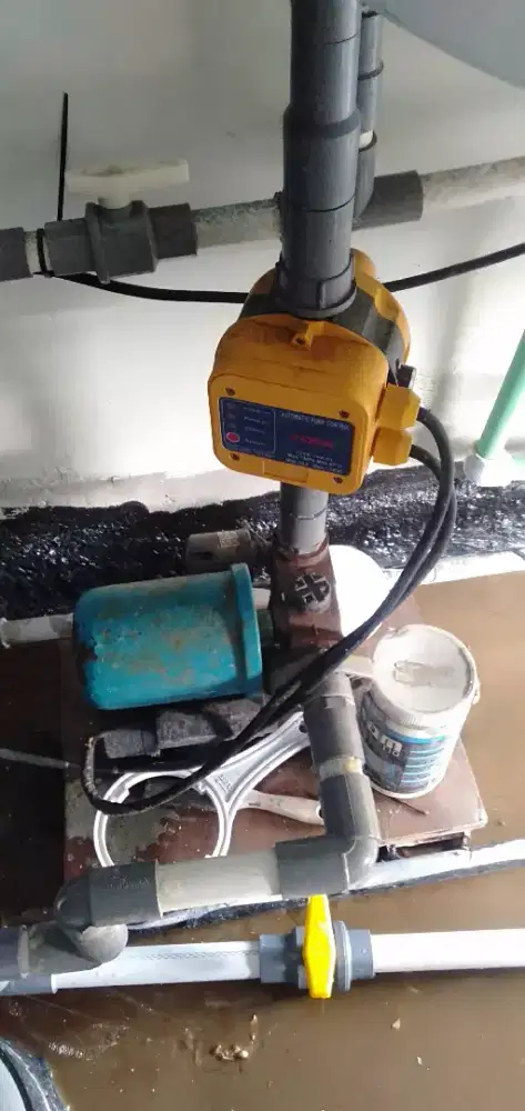 Tukang pompa air,water filter,tandon,water heater,kloset duduk,dll
