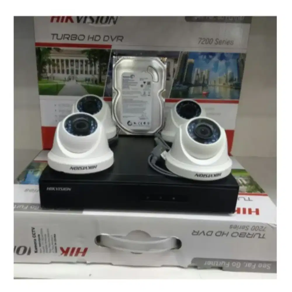Galeri pasang paket kamera CCTV hilook Hikvision DLL