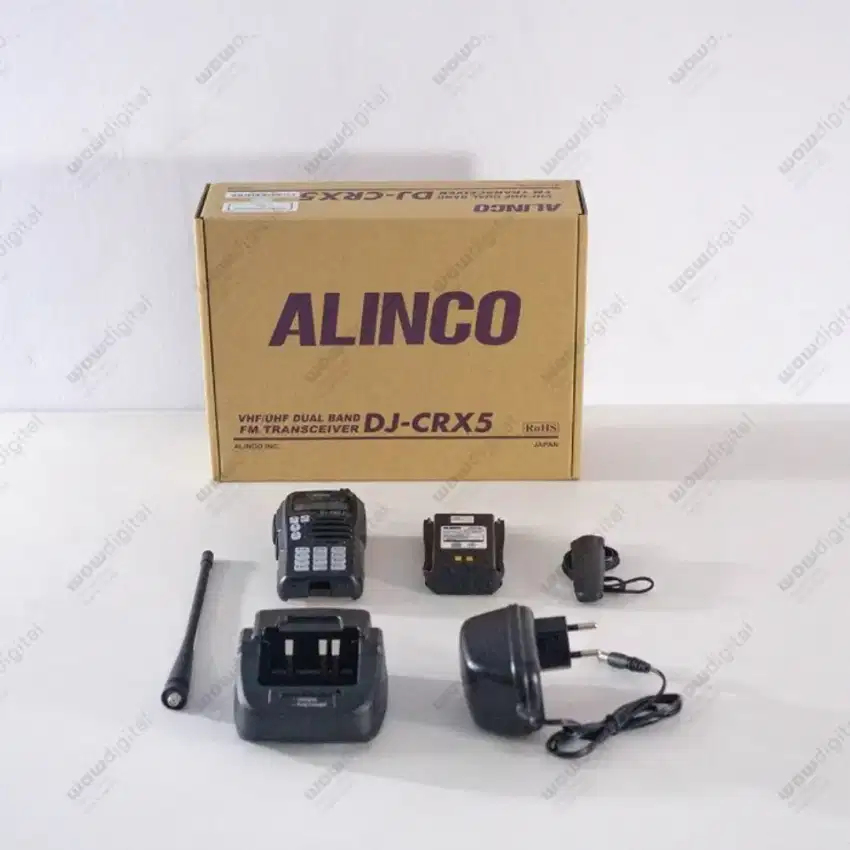 Baru HT Alinco crx5 lulus tes power meter dipastikan bekerja maksimal