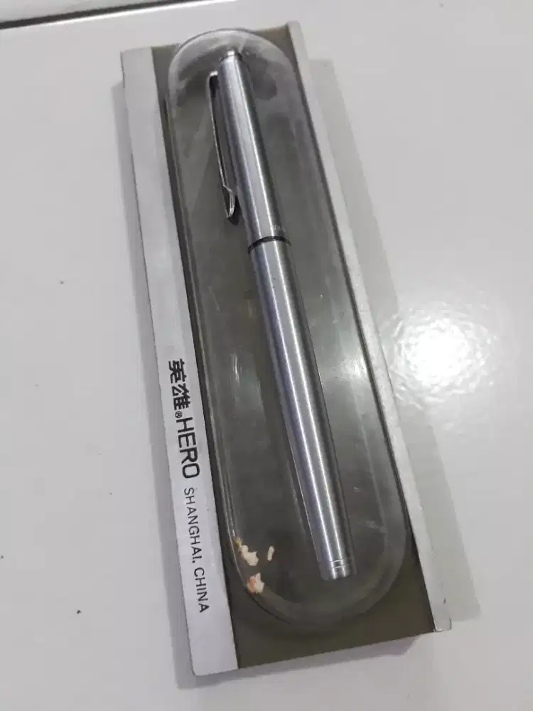 Pulpen ballpoint stailess steel