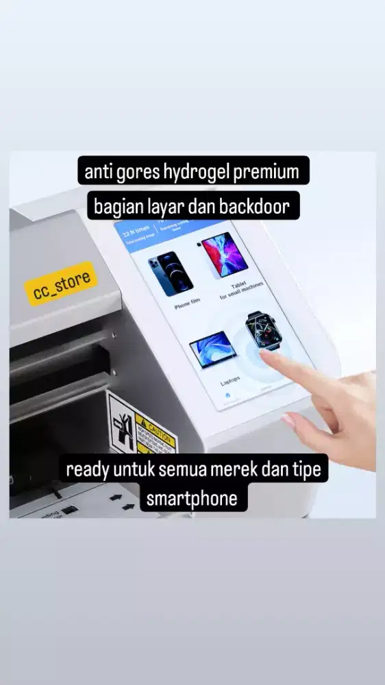 Anti Gores Screen Protector hydrogel semua tipe HP Android dan iPhone
