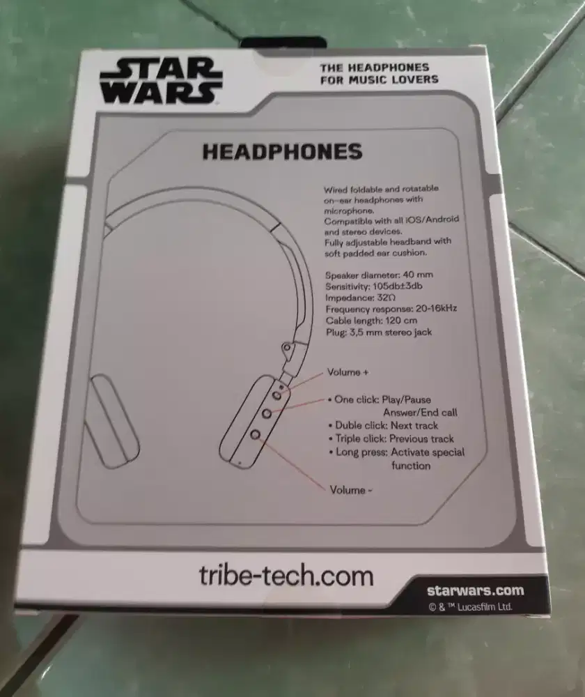 Headphones Bubble WD Star Wars Stromtroper