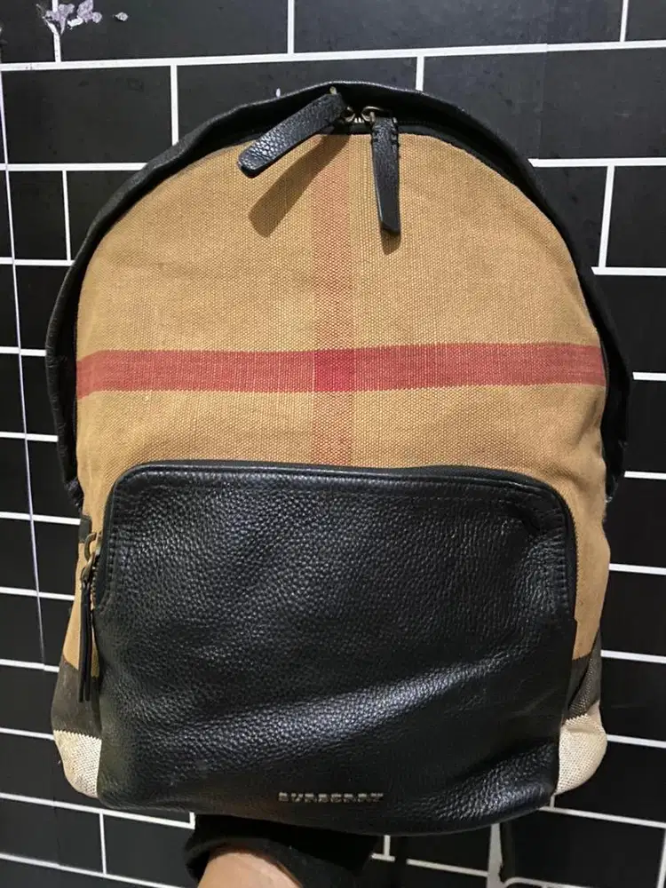 Backpack burberry abeydalle canvas authentic