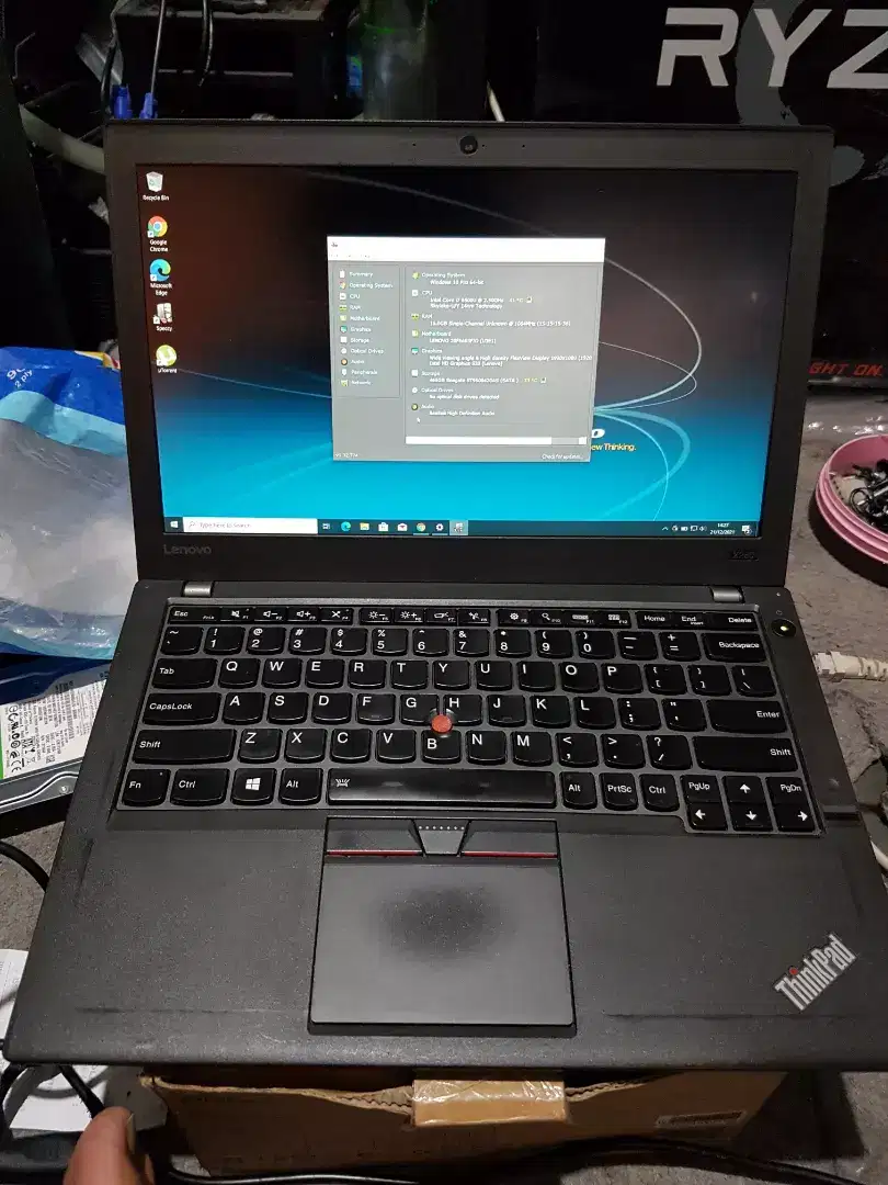 laptop ultrabook lenovo thinkpad x260 intel core i7 6500u ddr4 16gb