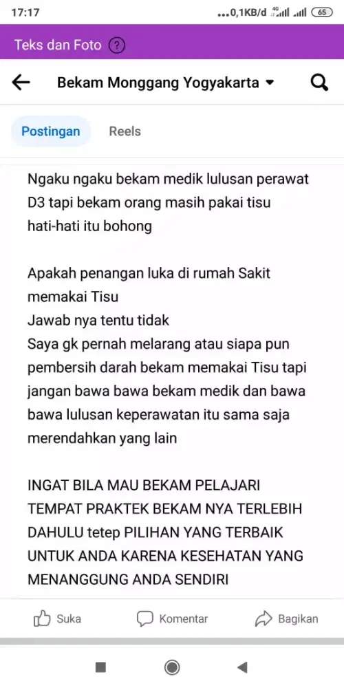 BEKAM STERIL DI JOGJA