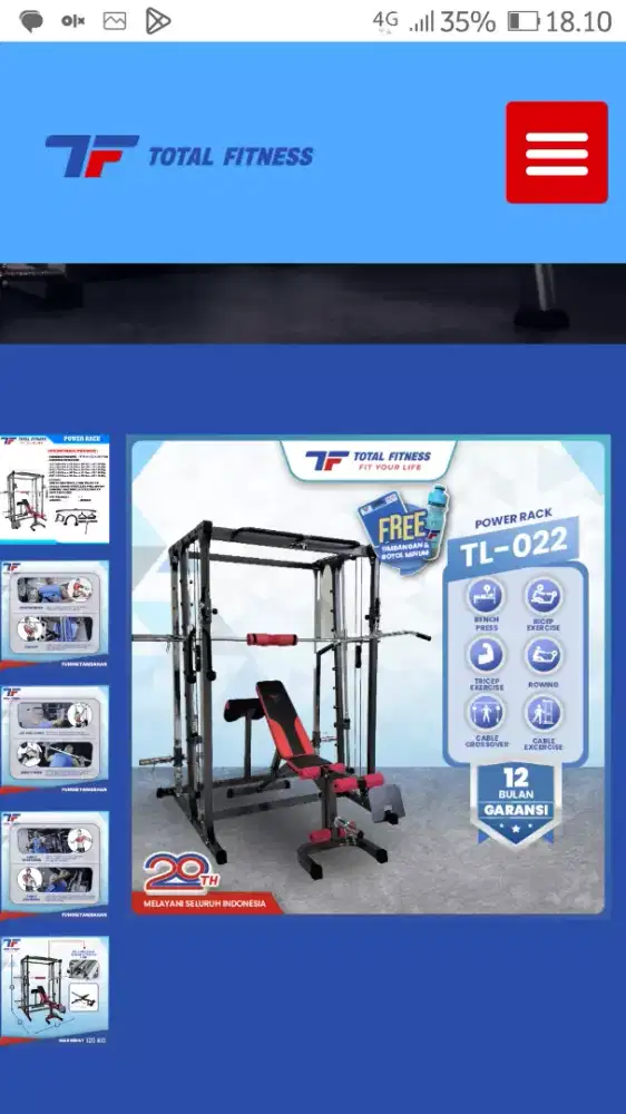 POWER RACK TIPE 022