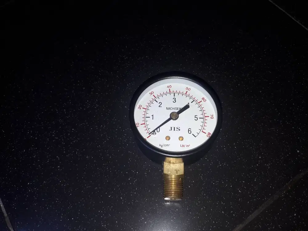 Nachiseiki Pressure gauge JIS Type-A Dial 2-1/2 (A-854)