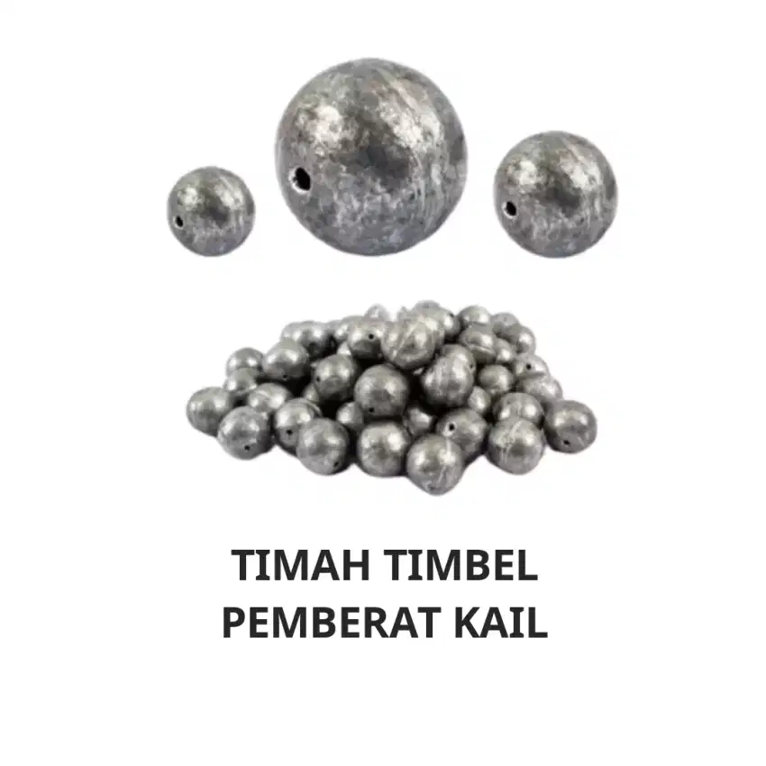 TIMAH TIMBEL PEMBERAT KAIL MODEL MERICA 5 PCS