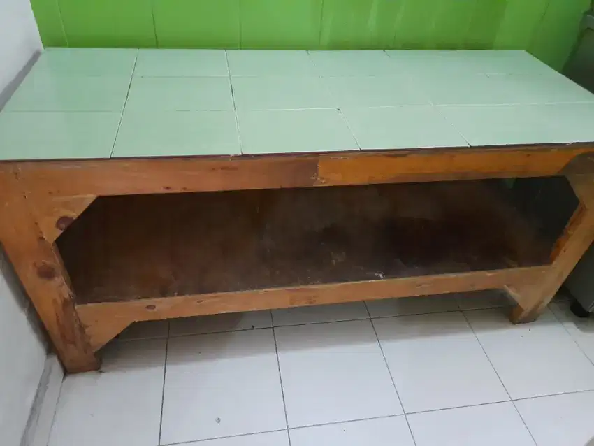 MEJA  DAPUR UNTUK USAHA kaki 5