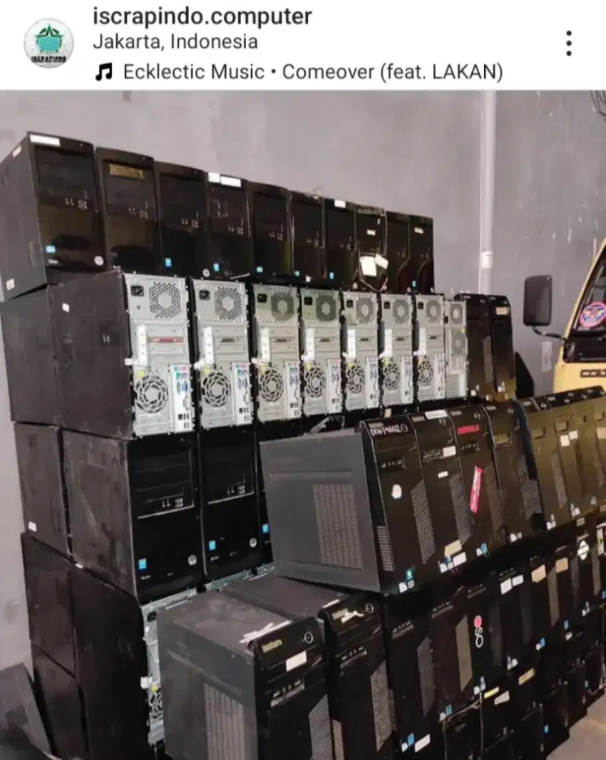 Dibeli Komputer Monitor dan Laptop Bekas Sekolah Segala Kondisi