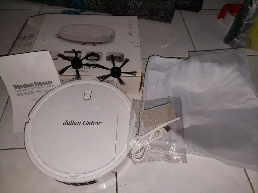 Robot Vacuum Jallen Gabor - Putih