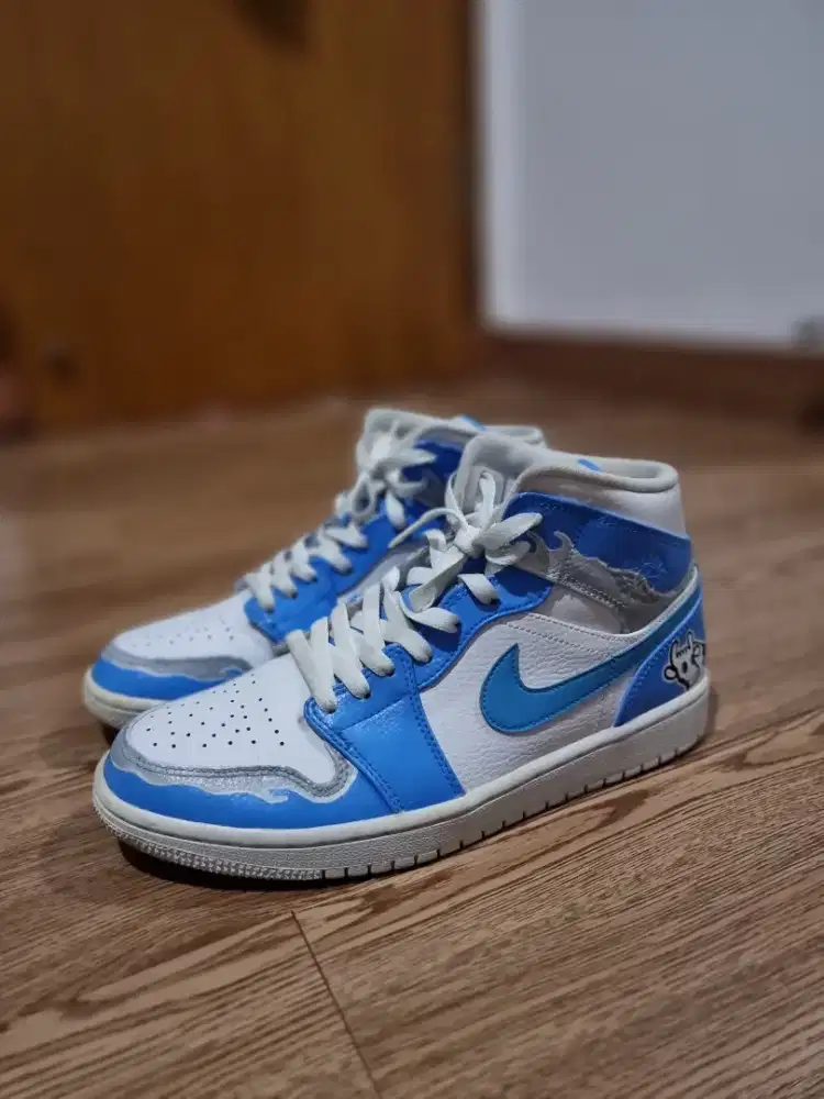 Air Jordan 1 Mid x Ultramilk x Nevertolavish size 9