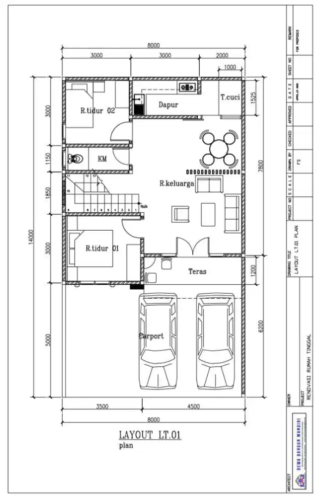 Pemborong amanah bangun dan renovasi rumah