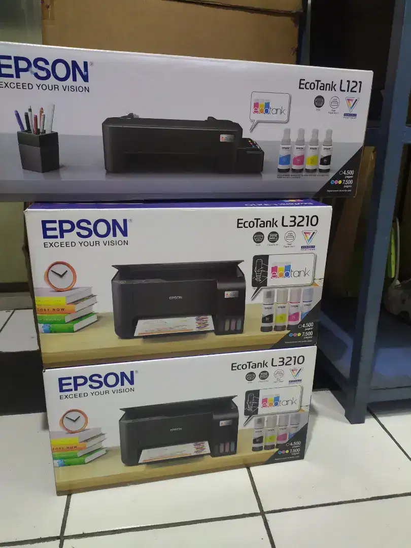 Printer Epson L3210 ( print scan & copy) all in one pengganti L3110