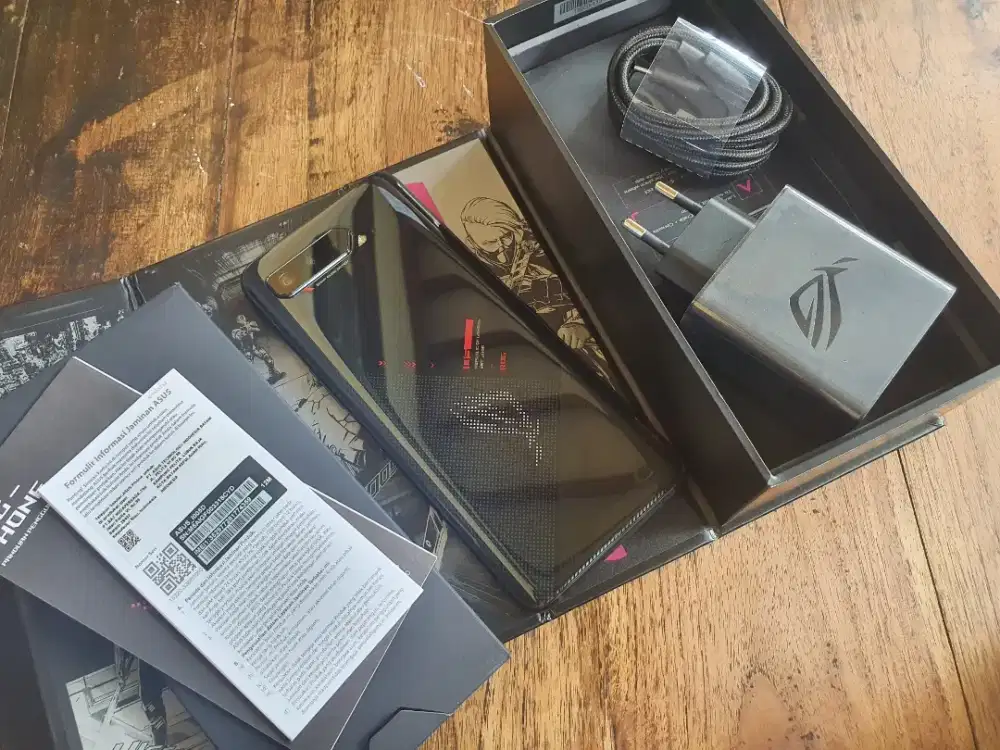 Asus ROG Phone 5s 12/256 + Aero Cooler Resmi Full Ori ROG 5s 256