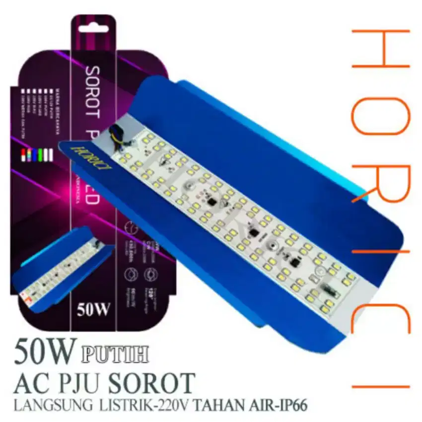 LAMPU JALAN 50W PJU LED SUNLAMP SOROT OUTDOOR PENERANGAN STREET LIGHT