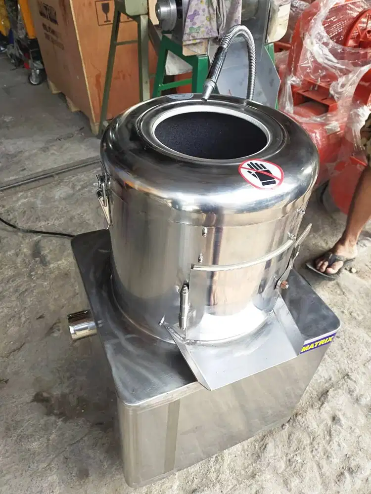 MESIN PENGUPAS KENTANG 2 menit langsung bersih