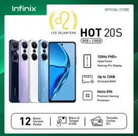 Infinix ram 8gb 128gb hot 20s baru IMEI ok bonus case garansi 1 tahun