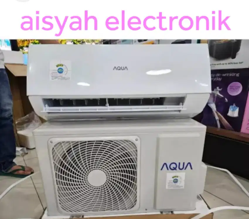 AC aqua 1/2 pk BLUEFIN series garansi resmi 10 tahun free pasang