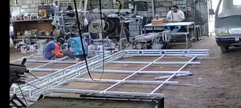 Bengkel las kanopi pagar pintu railing