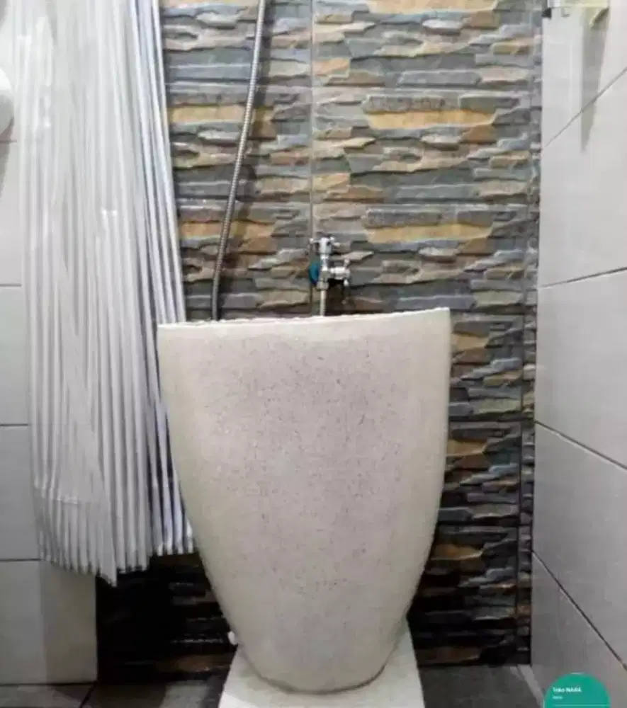 Bak mandi cantik batu terazzo