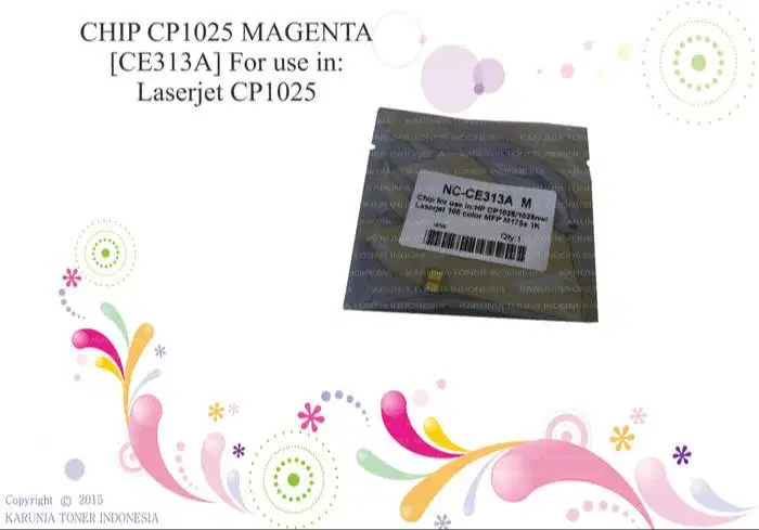 CHIP CP1025 MAGENTA [CE310A] FOR USE IN LASERJET CP1025 Berkualitas