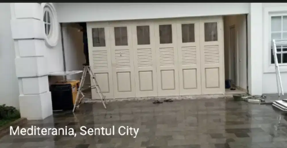 Pintu besi garasi EISEN, cat OVEN POWDER COATING