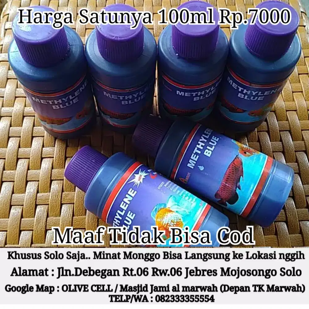 Obat Biru / Methylene Blue 100ml
