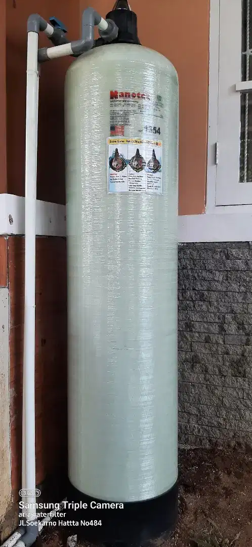 Filter Air Nanotec  Frp  Size 1354 Diameter 13 Inchi Tinggi 154 Cm