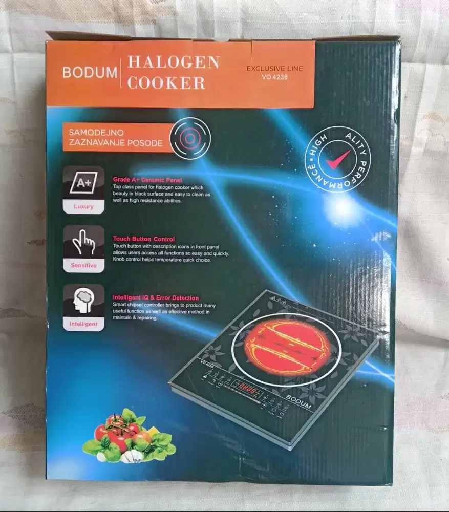 Dijual Kompor Listrik BODUM VO 4238 Baru &amp; Garansi 3 Tahun