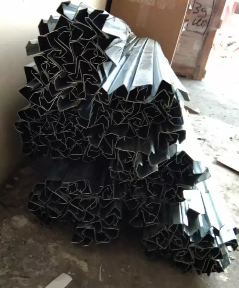 clip klip klif dan flange tdf tdc tebal 0,8mm panjang 120cm min20btang