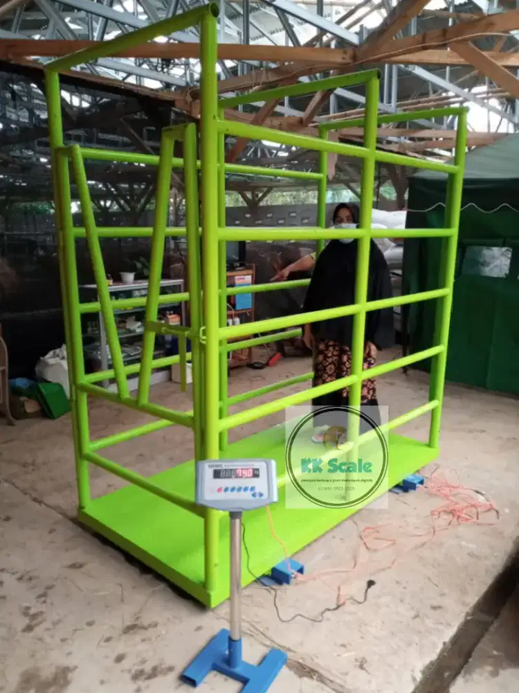 Timbangan sapi kerangkeng digital